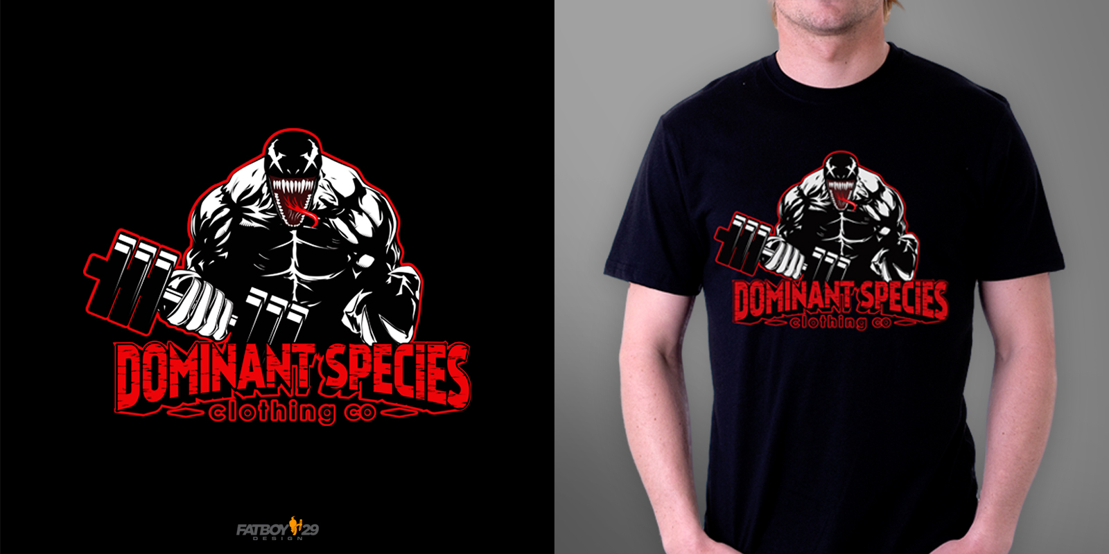 Dominant Species - Clothing Logo in Logo Design Inspiration by Fatboy Design