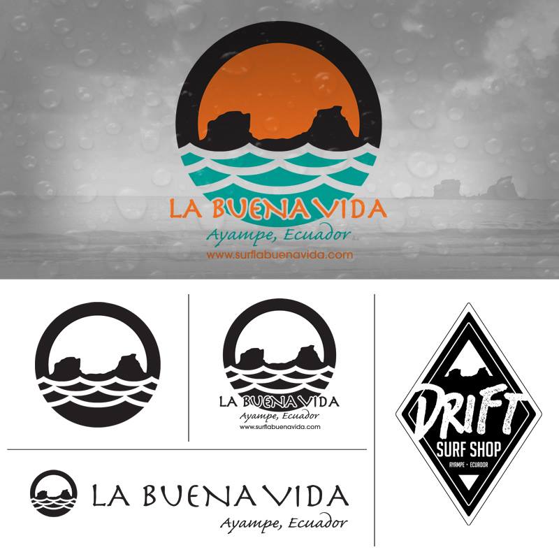 La Buena Vida: Hotel. Ayampe, Ecuador in Logo Design Inspiration by Collins Creative