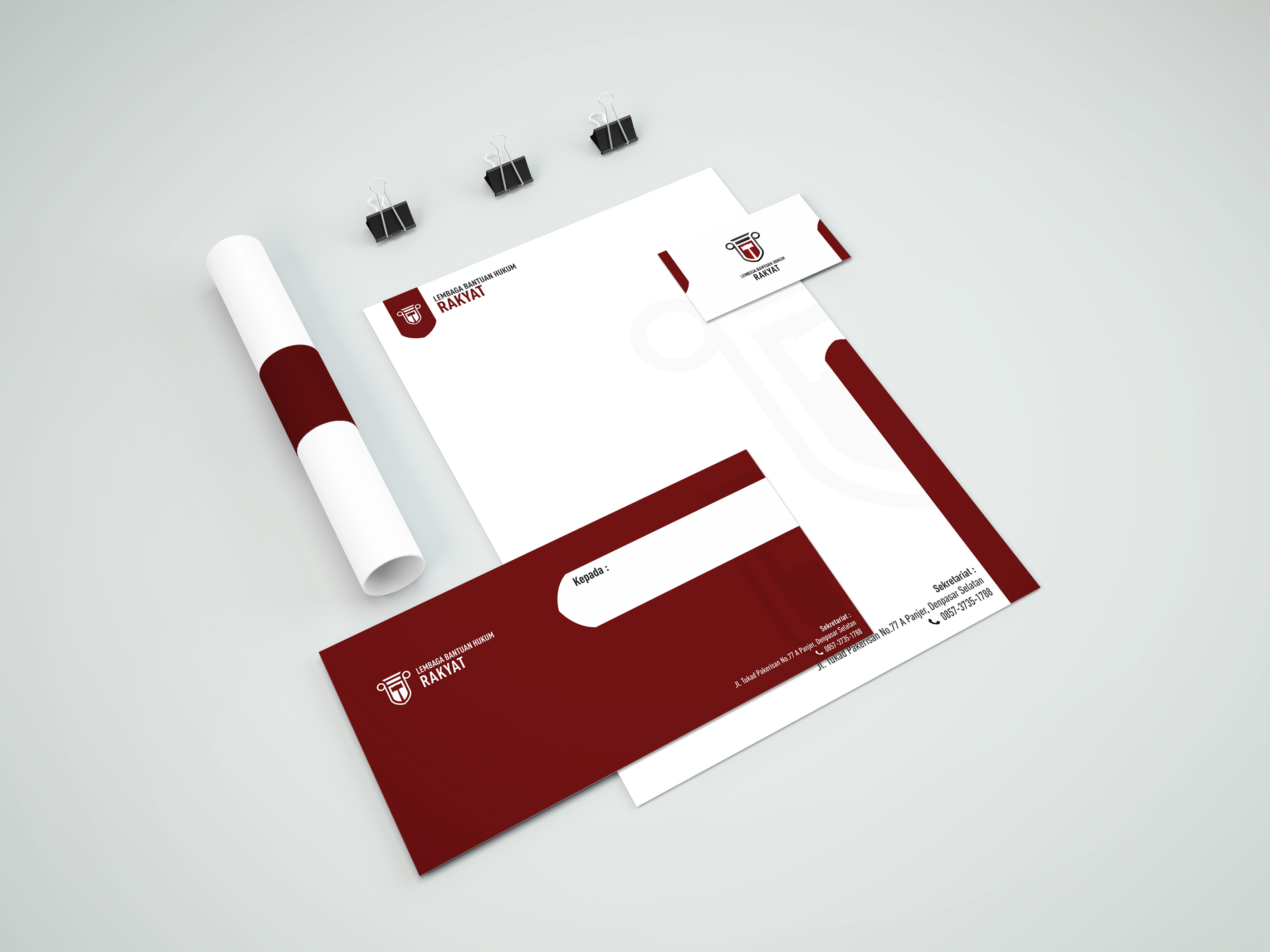 LBH-R in Stationery Design Inspiration by Degraf