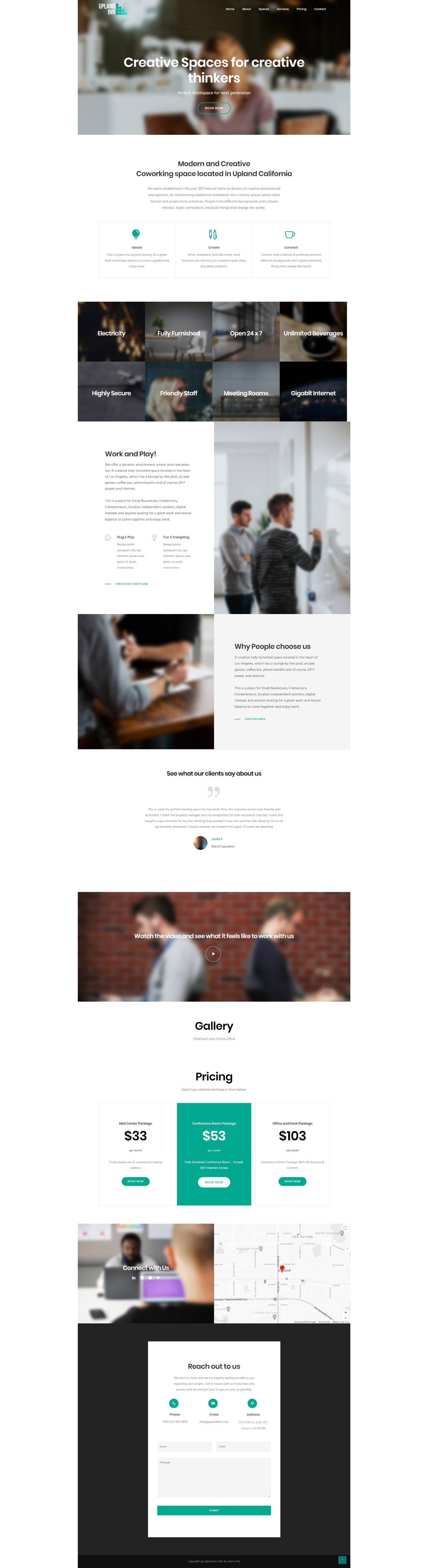Work Space Website Design in Website Design Inspiration by Amir Lotfy