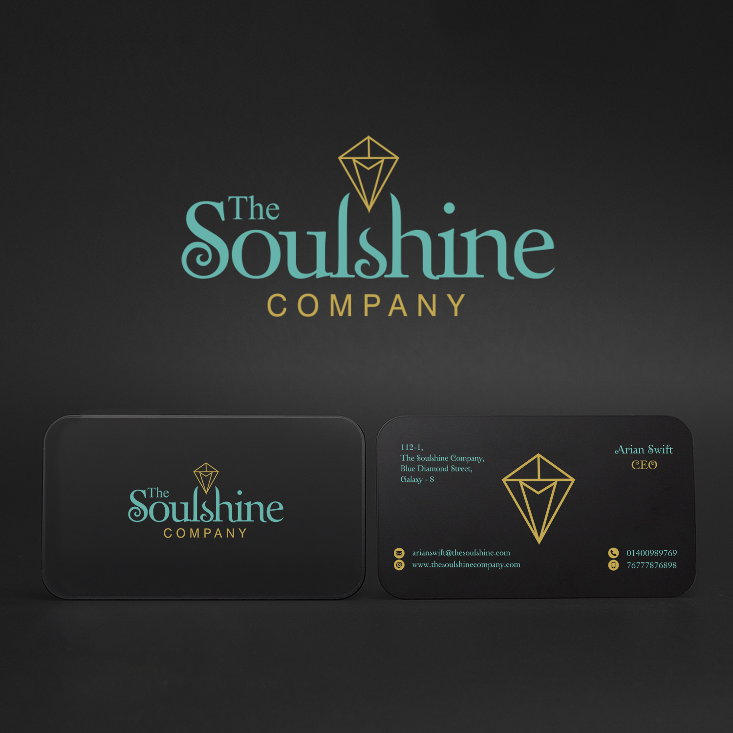 Soulshine by Daeron Soulshine in Business Card Design Inspiration by Daeron