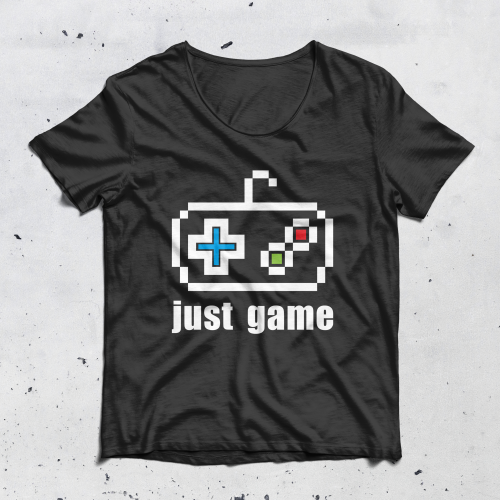 just game by Dotmax just game in T-Shirt Design Inspiration by Dotmax