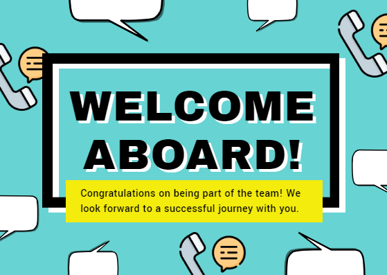 Welcome Card by Mela Velasco Welcome Card in Card Inspiration by Mela Velasco