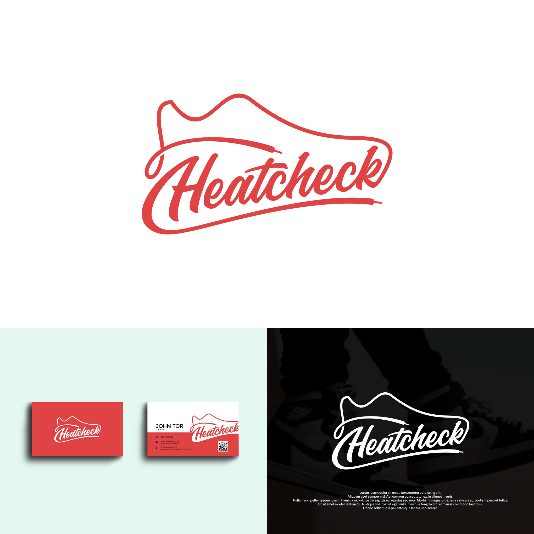 sneakers store logo by Ambika Creative sneakers store logo in Logo And Business Card Design Inspiration by Ambika Creative