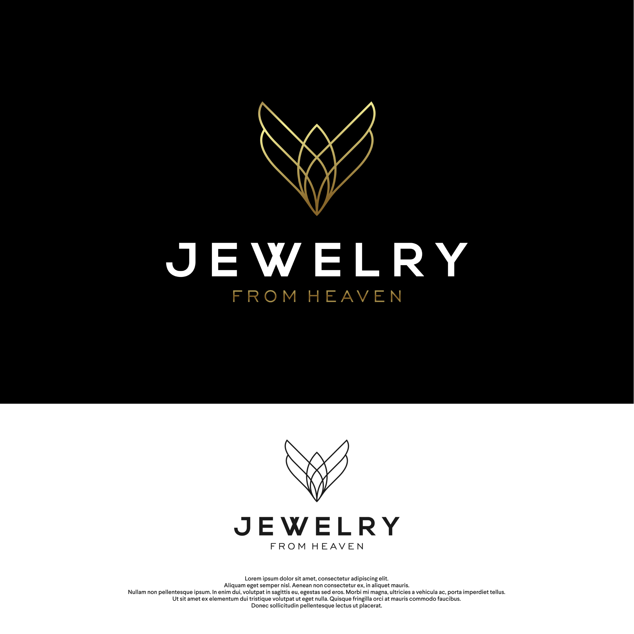 jewelry logo by Ambika Creative jewelry logo in Logo Design Inspiration by Ambika Creative