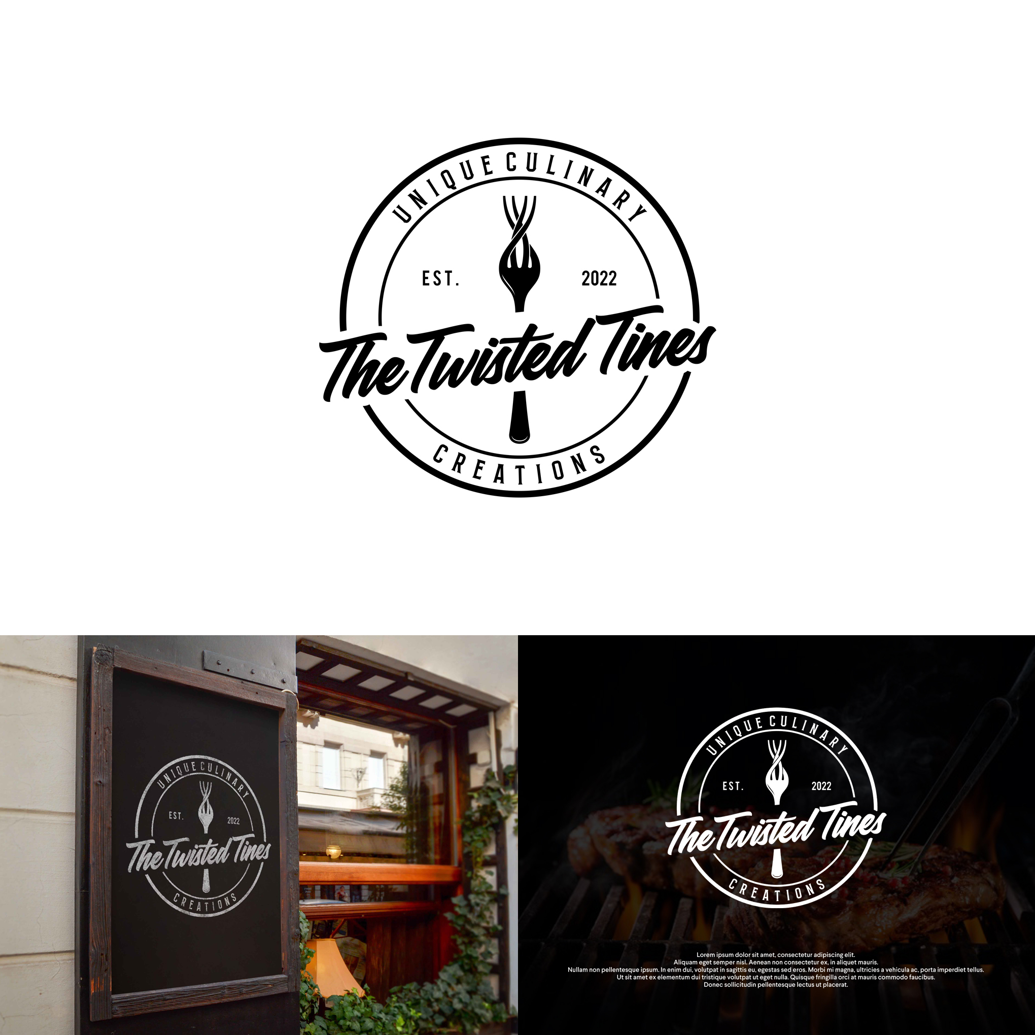 TWISTED TINES LOGO by Ambika Creative TWISTED TINES LOGO in Logo Design Inspiration by Ambika Creative