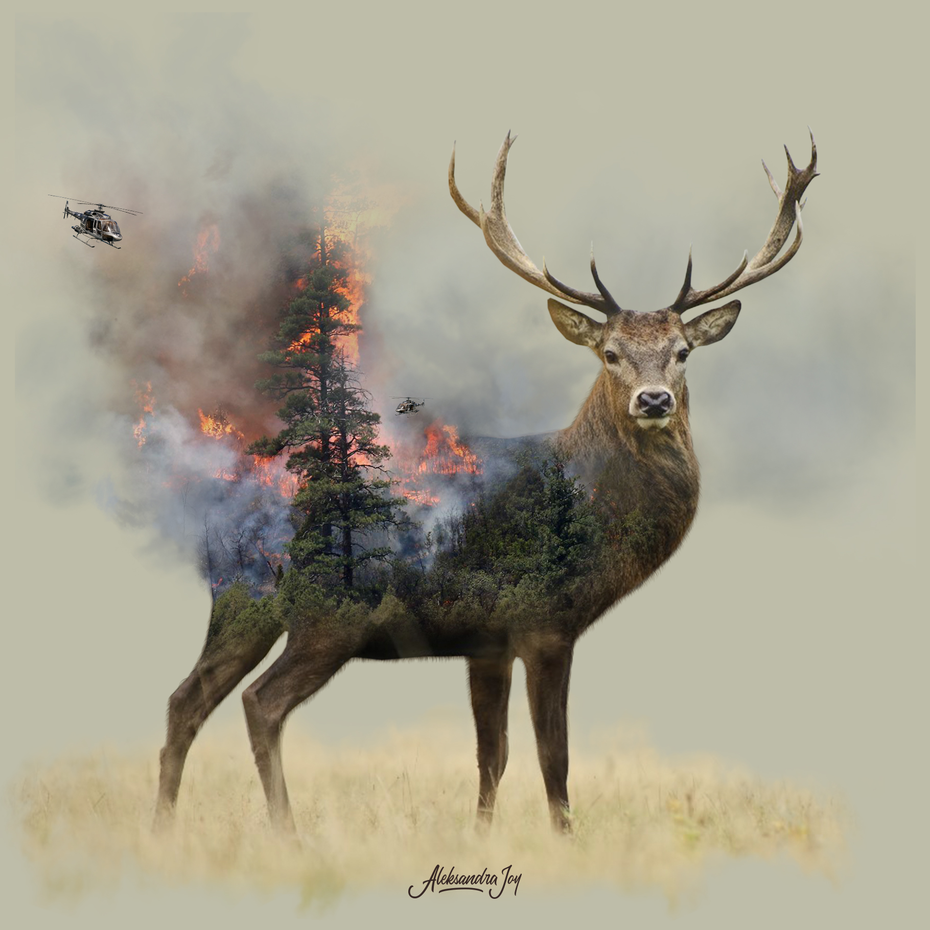 Save your planet in Visual Art Inspiration by Aleksandra Joy