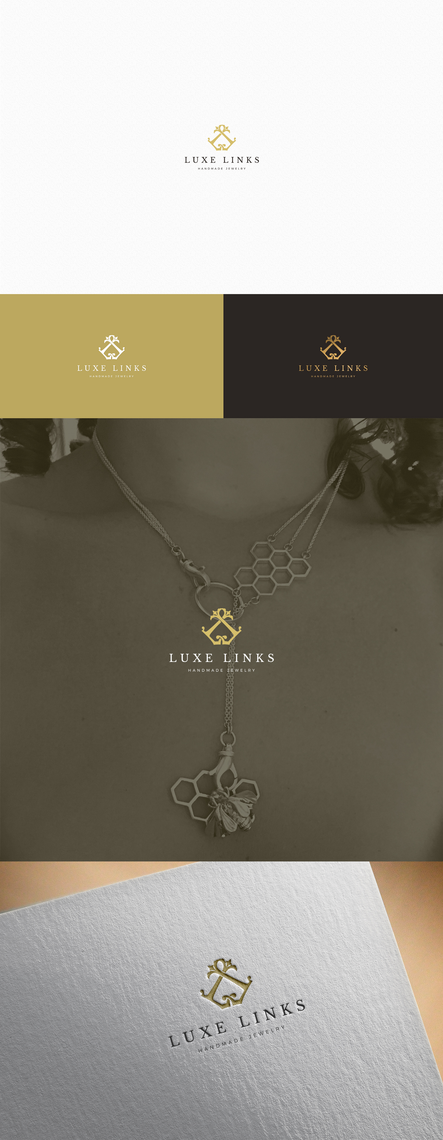 Creative logo design for Luxe Links in Logo & Brand Identity Inspiration by Khaled.akrout