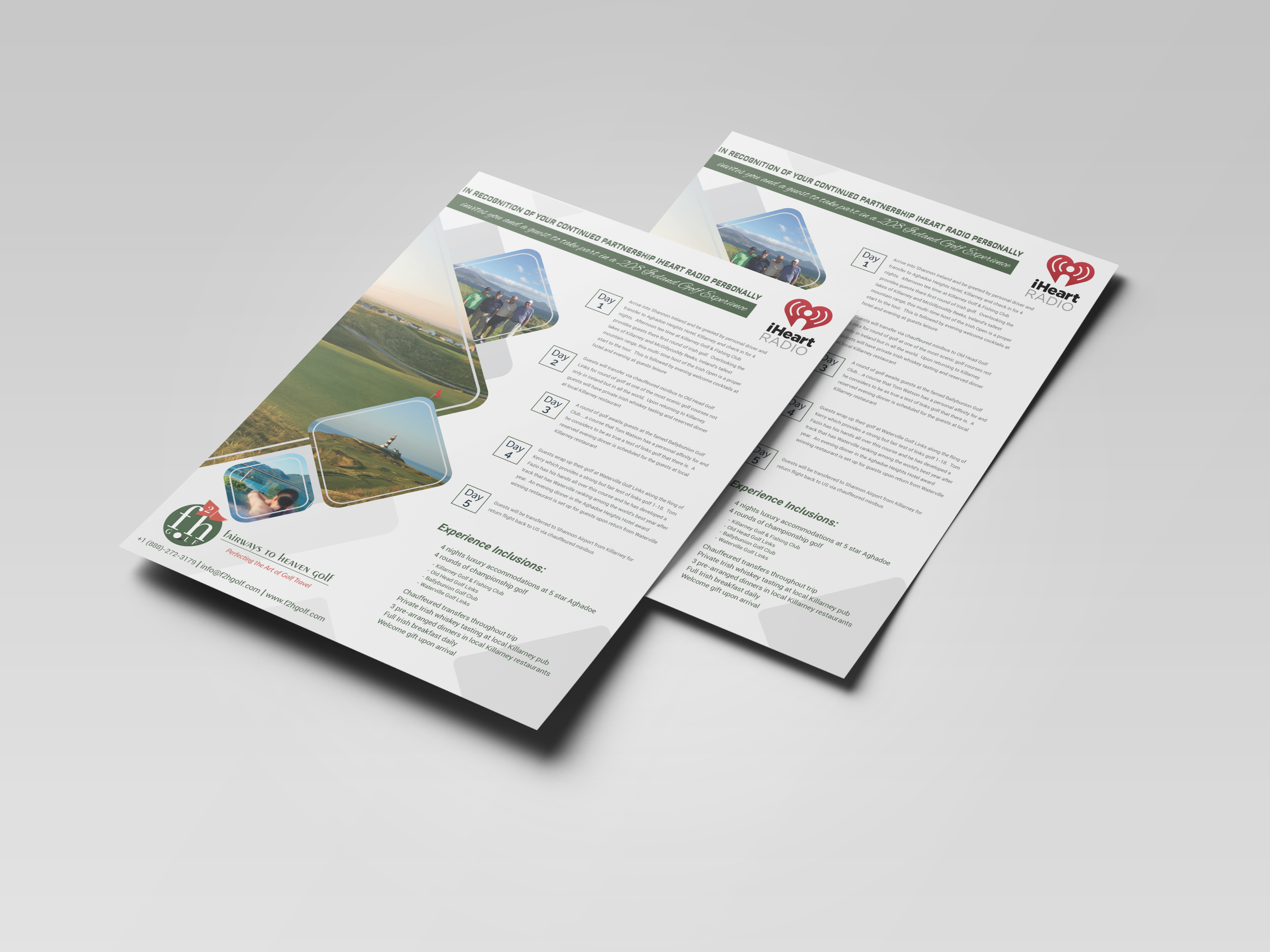 Fairways to Heaven Golf Flyer Design in Print flyer design Inspiration by Romanherrerasw