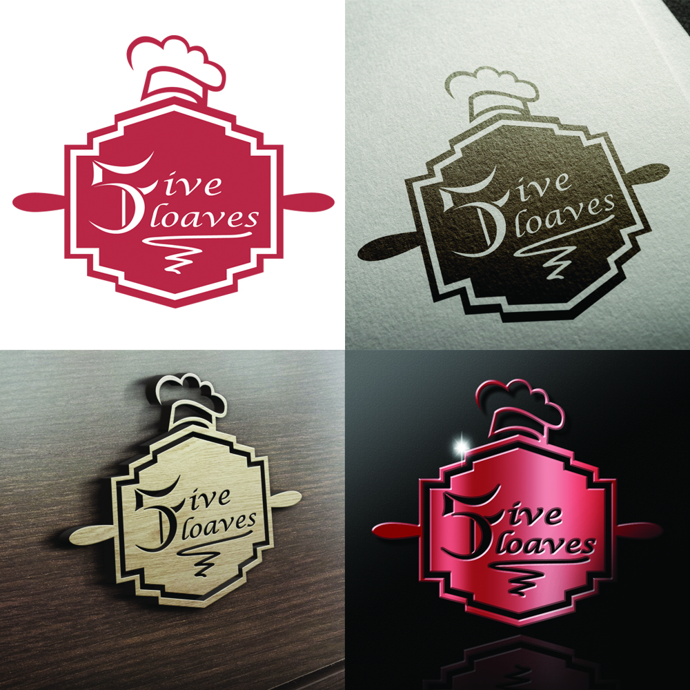 5 Loaves Logo Design by Blue Moon 5 Loaves Logo Design in Logo Design Inspiration by Blue Moon