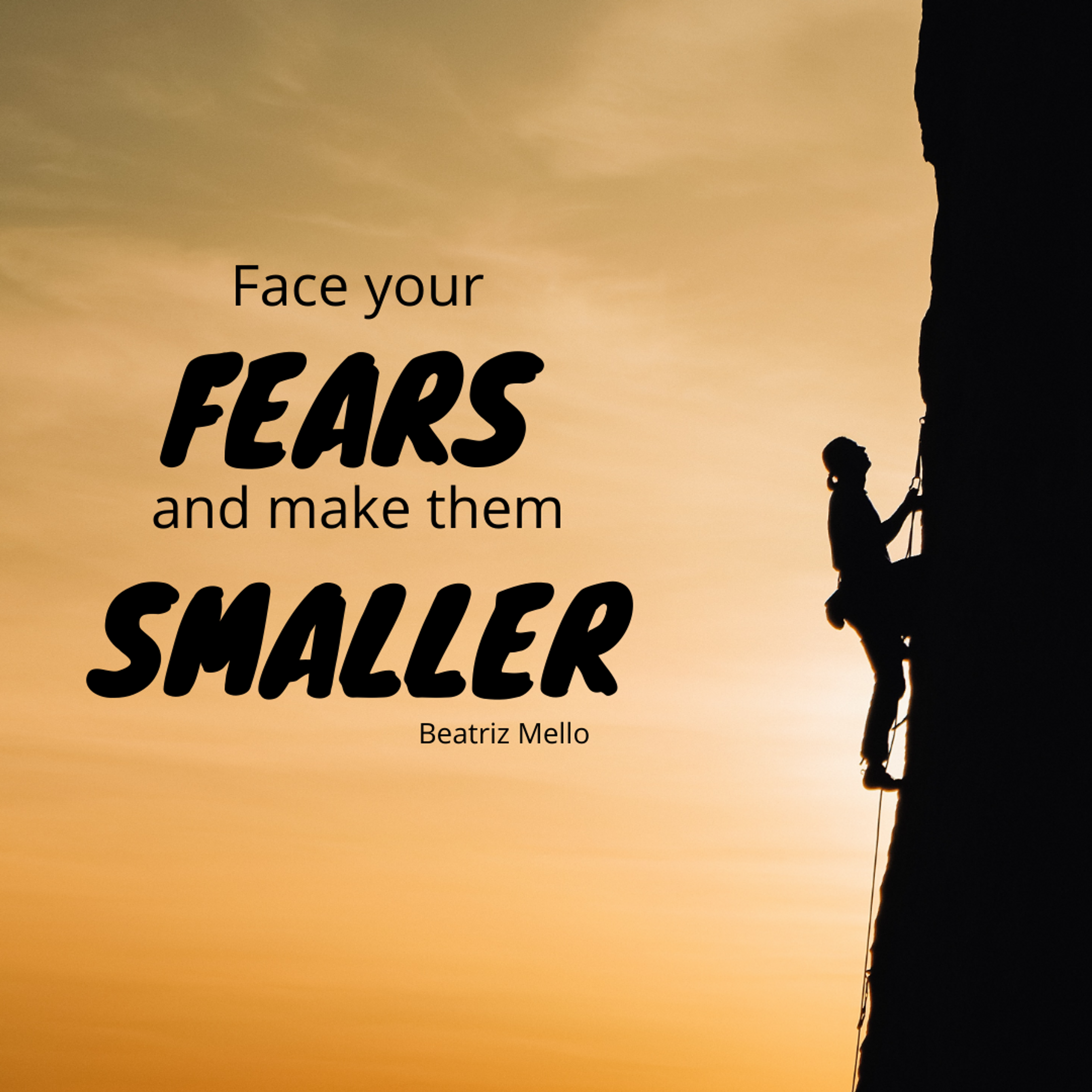 Courage Quote in Instagram Post Design Inspiration by Matheus Almeida