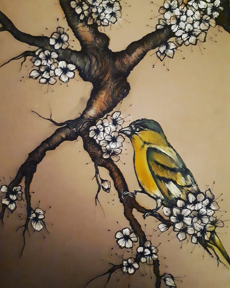 yellow bird in Illustration and Graphics Inspiration by Bojana Mićanović