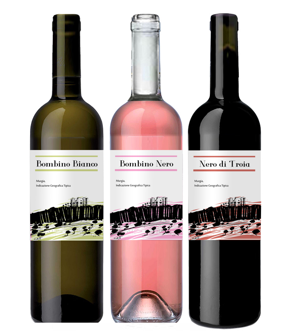 wine label, hand drawn in Label Design Inspiration by Kade