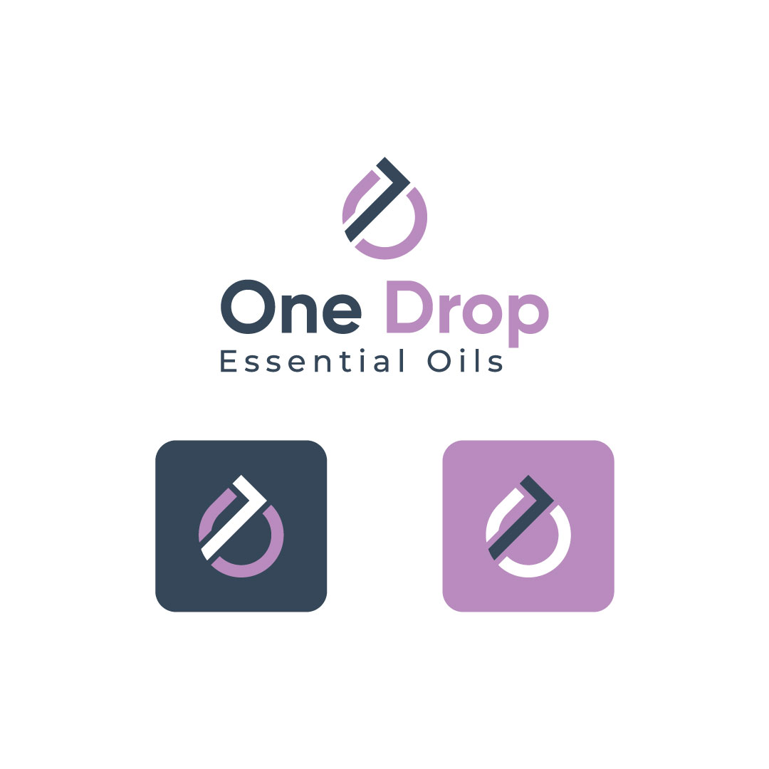 One Drop Essential Oils in Logo Design Inspiration by Leerooyjdesigns