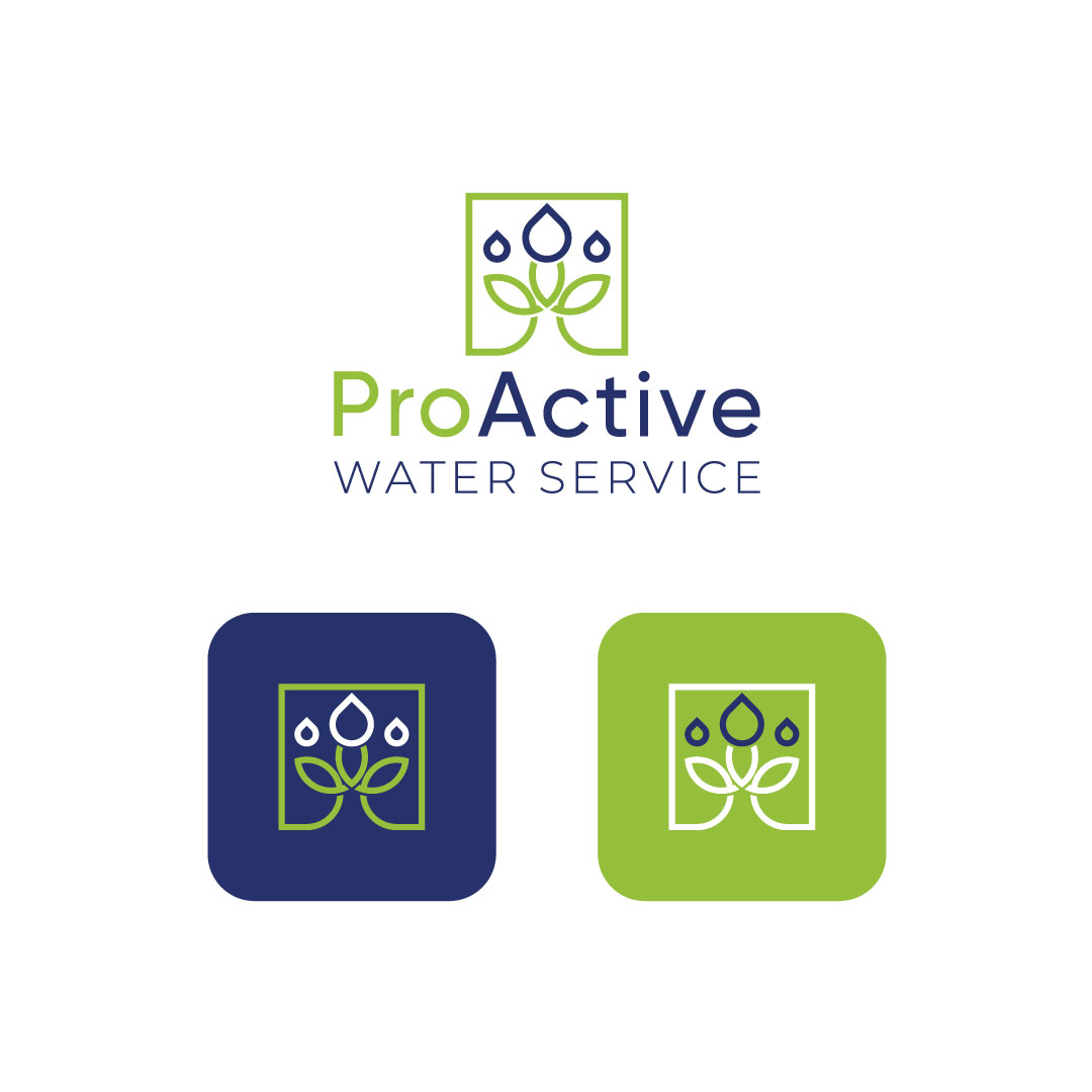 ProActive Water Service in Logo Design Inspiration by Leerooyjdesigns