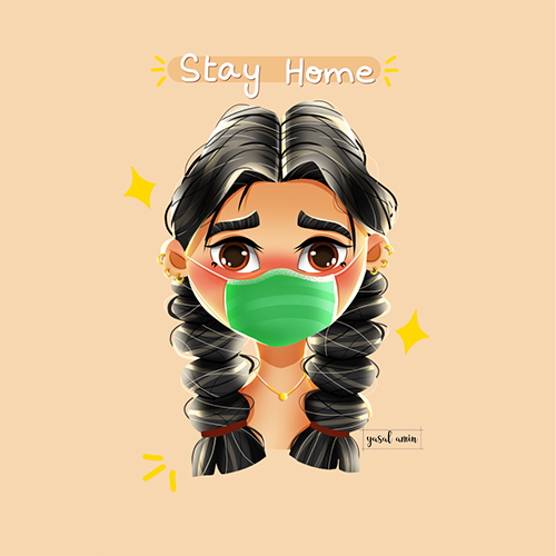 Protect in Illustration and Graphics Inspiration by Yasal Amin