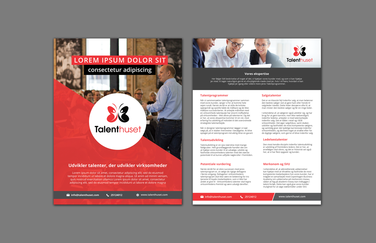 Flyer in Brochure Design Inspiration by Ebijones