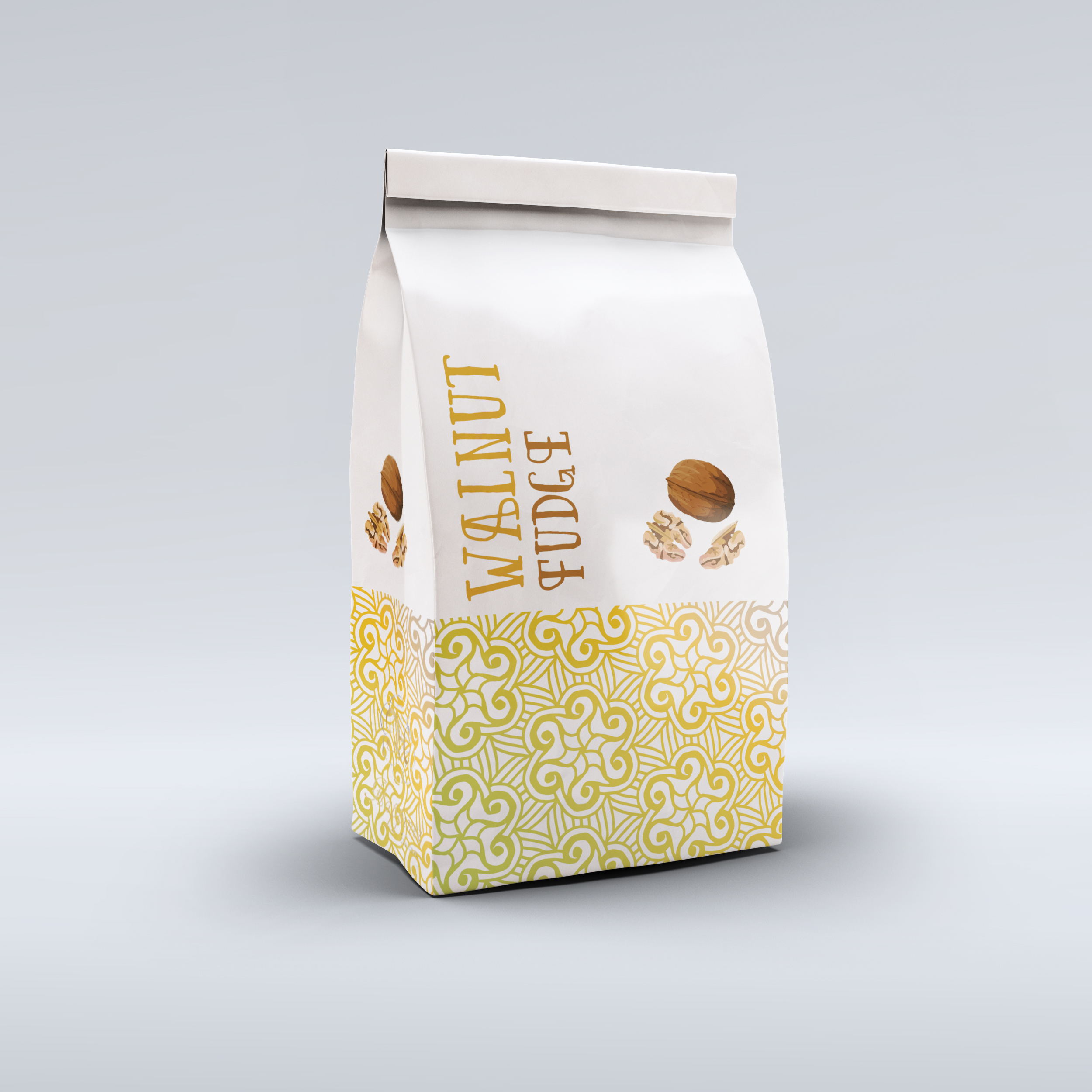 Walnut fudge in Packaging Design Inspiration by Ritu Bazari