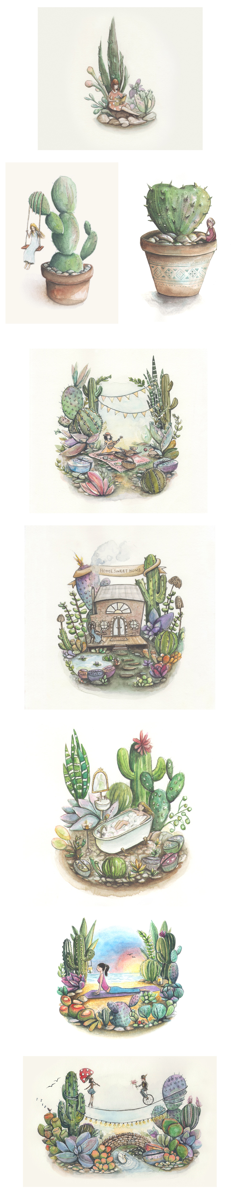 Mini World Series by Rachel Bowen Mini World Series in Illustration and Graphics Inspiration by Rachel Bowen