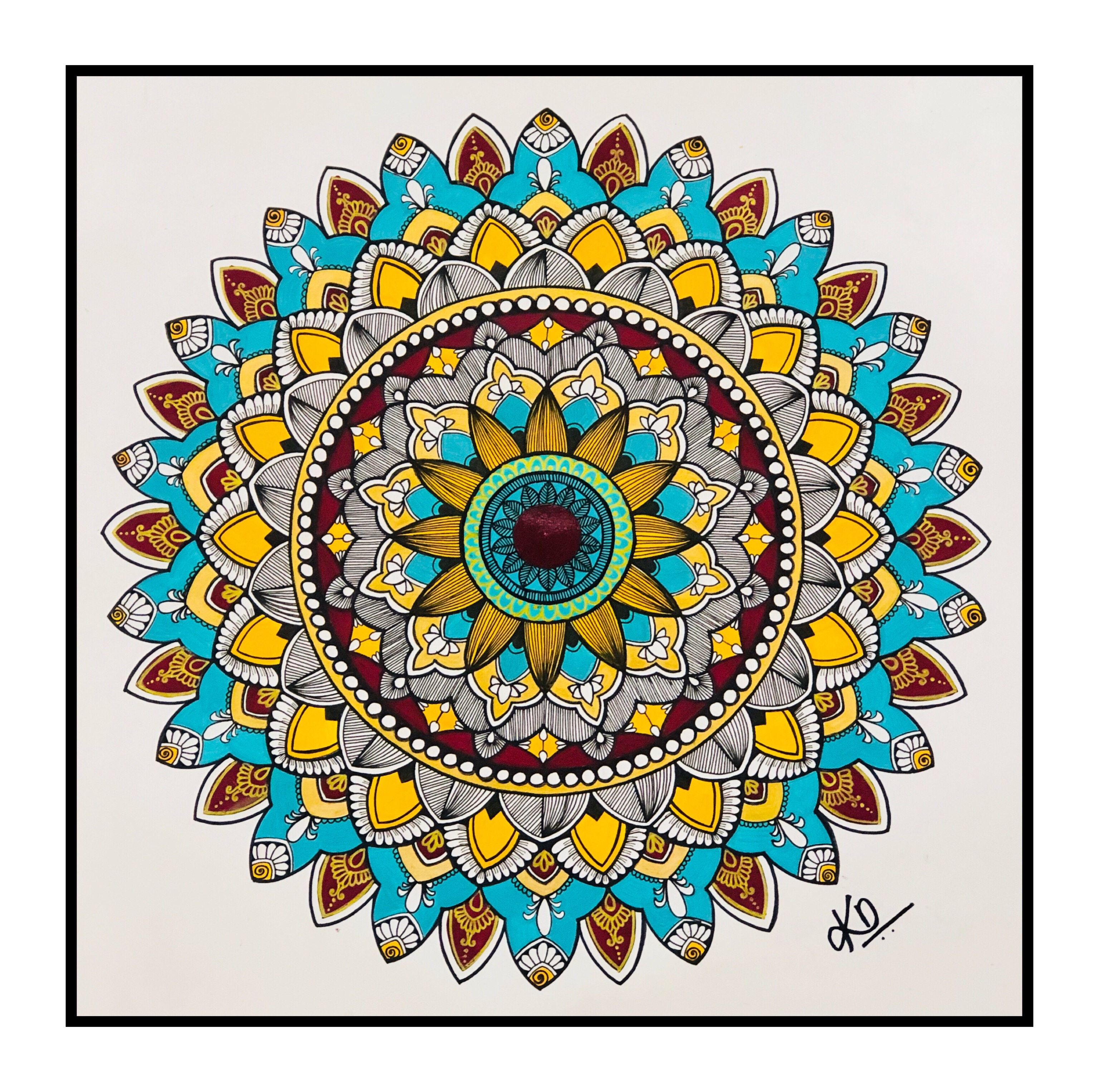 Yellow Summer by Ketki Dongare Yellow Summer in Doodle Art Inspiration by Ketki Dongare