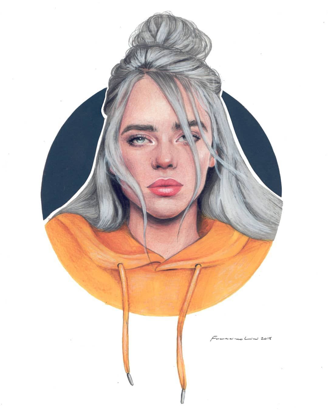 billie eilish by Mohamed Ghoname billie eilish in Advertisement Design Inspiration by Mohamed Ghoname