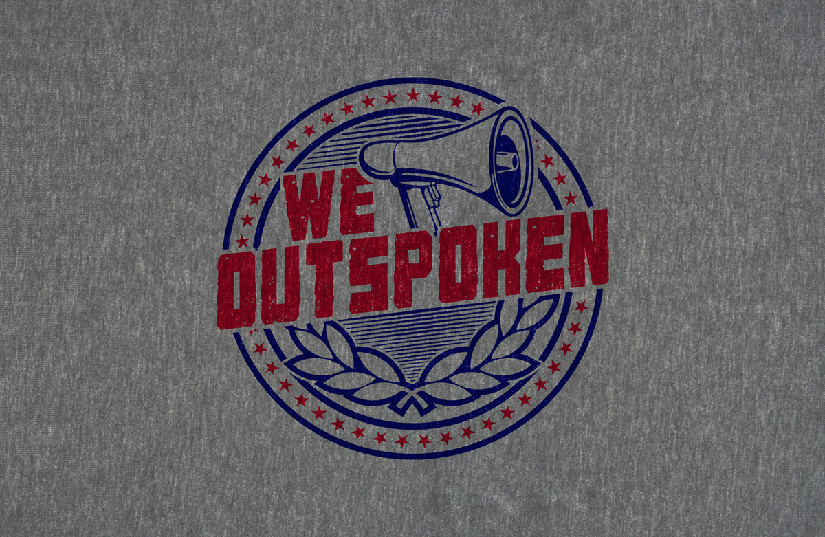 We Outspoken in T-Shirt Design Inspiration by Tazrey Designs