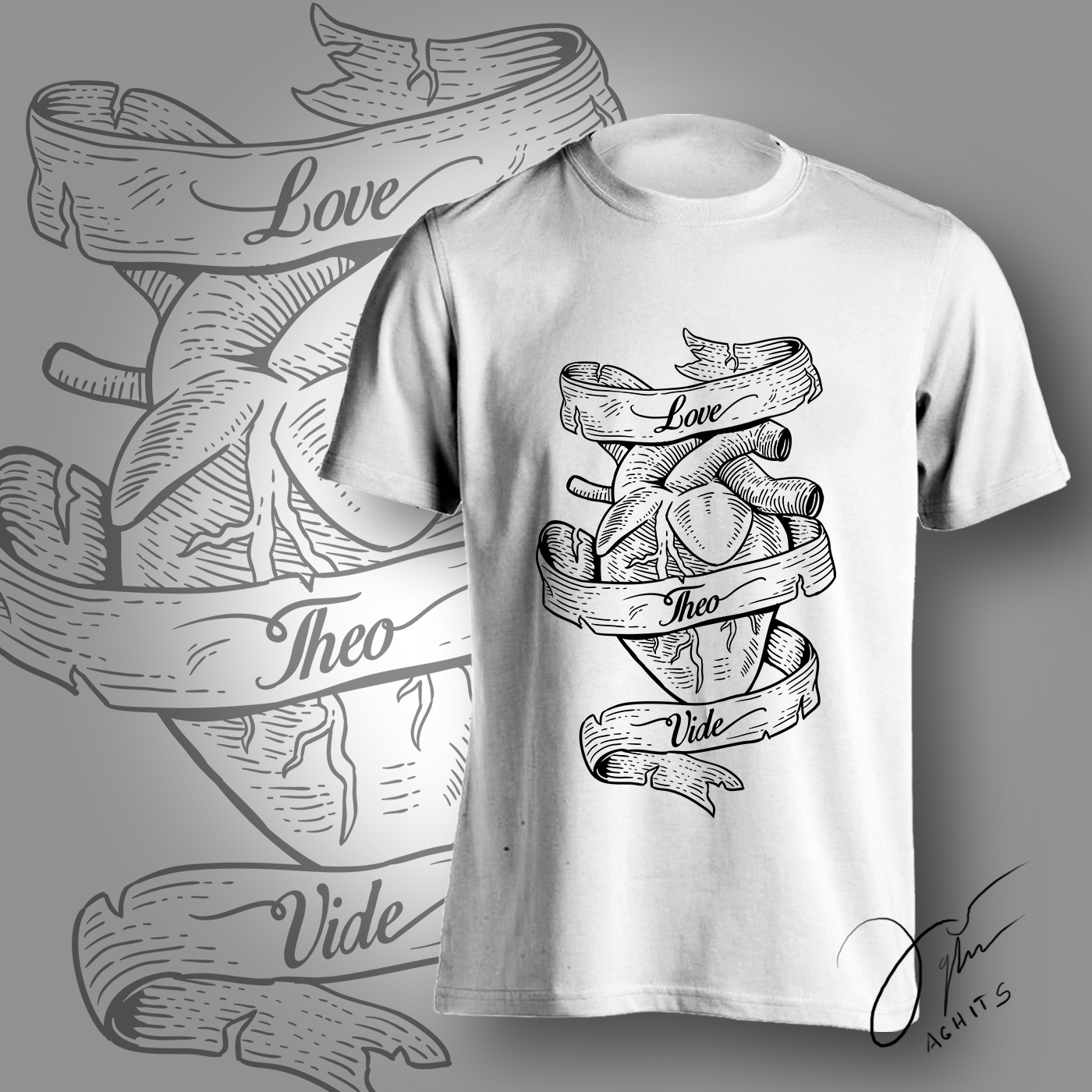 Tshirt Design by Aghits Tshirt Design in T-Shirt Design Inspiration by Aghits