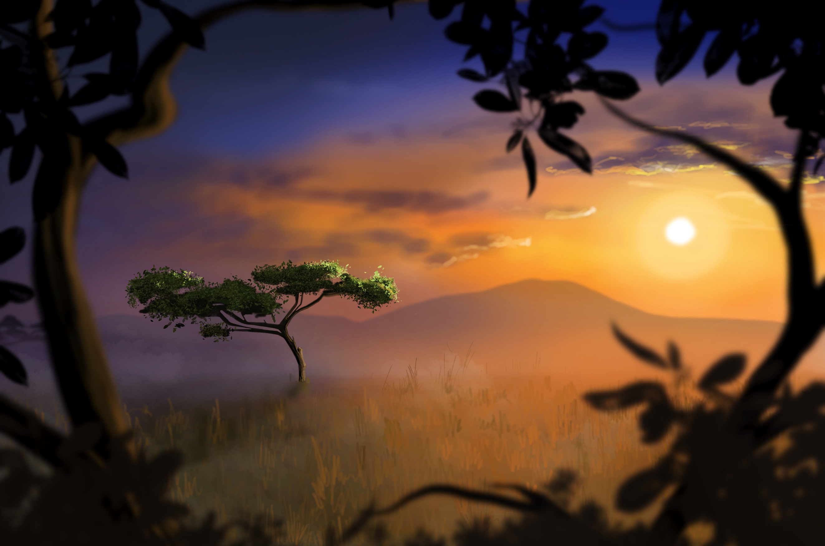 Landscape drawing in Illustration and Graphics Inspiration by Rangelov.design