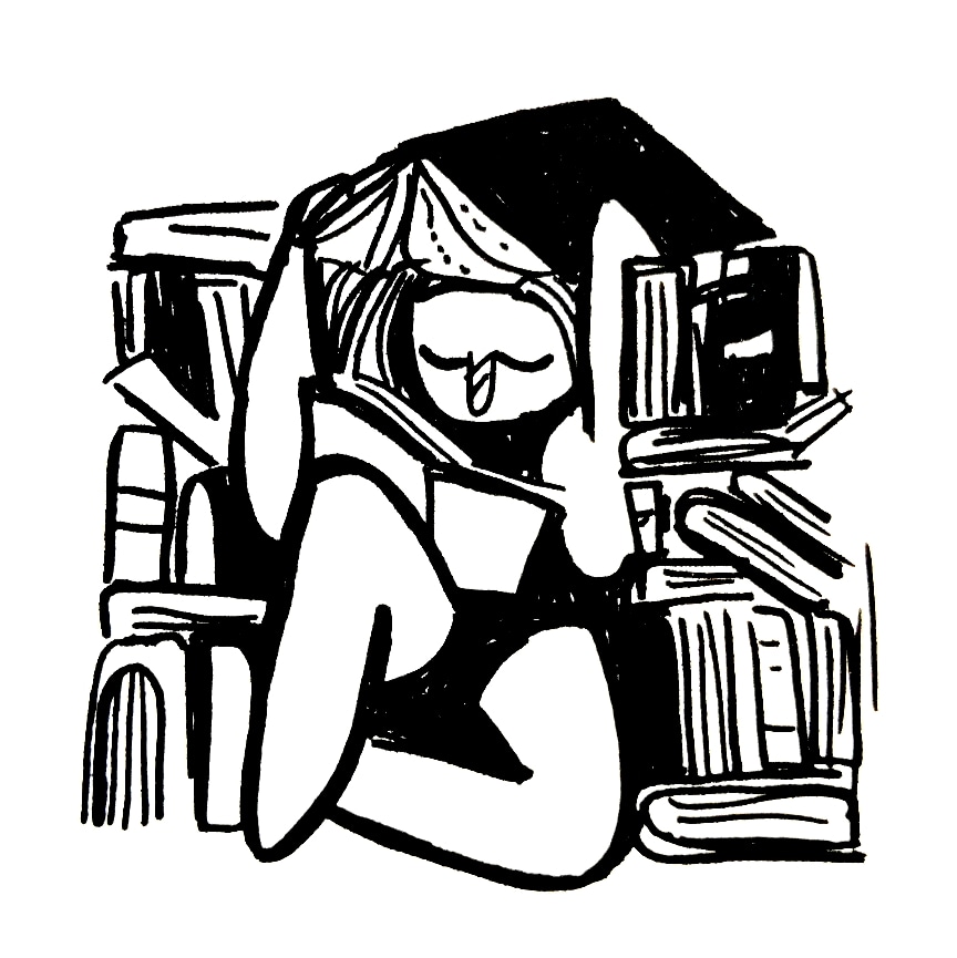 Book shelter in Doodle Art Inspiration by Javiera Philippi Schütte