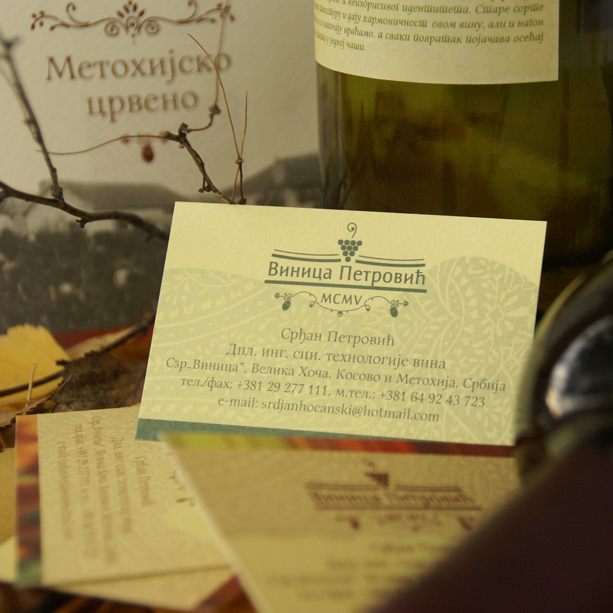 Vinica Ho?a in Business Card Design Inspiration by Samosam