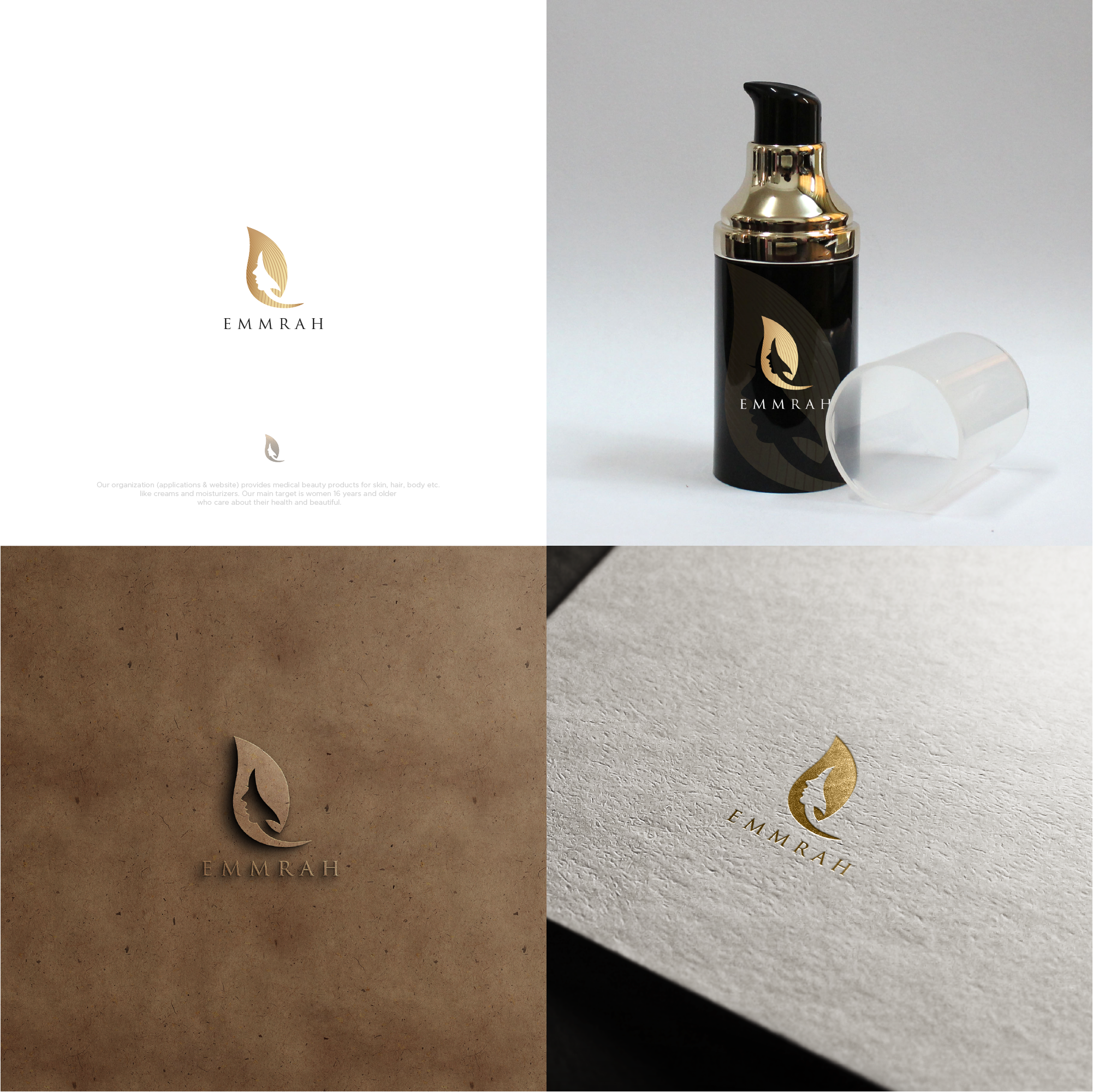 Logo design for cosmatic brand. by Shubham Sangpal Logo design for cosmatic brand. in Logo Design Inspiration by Shubham Sangpal