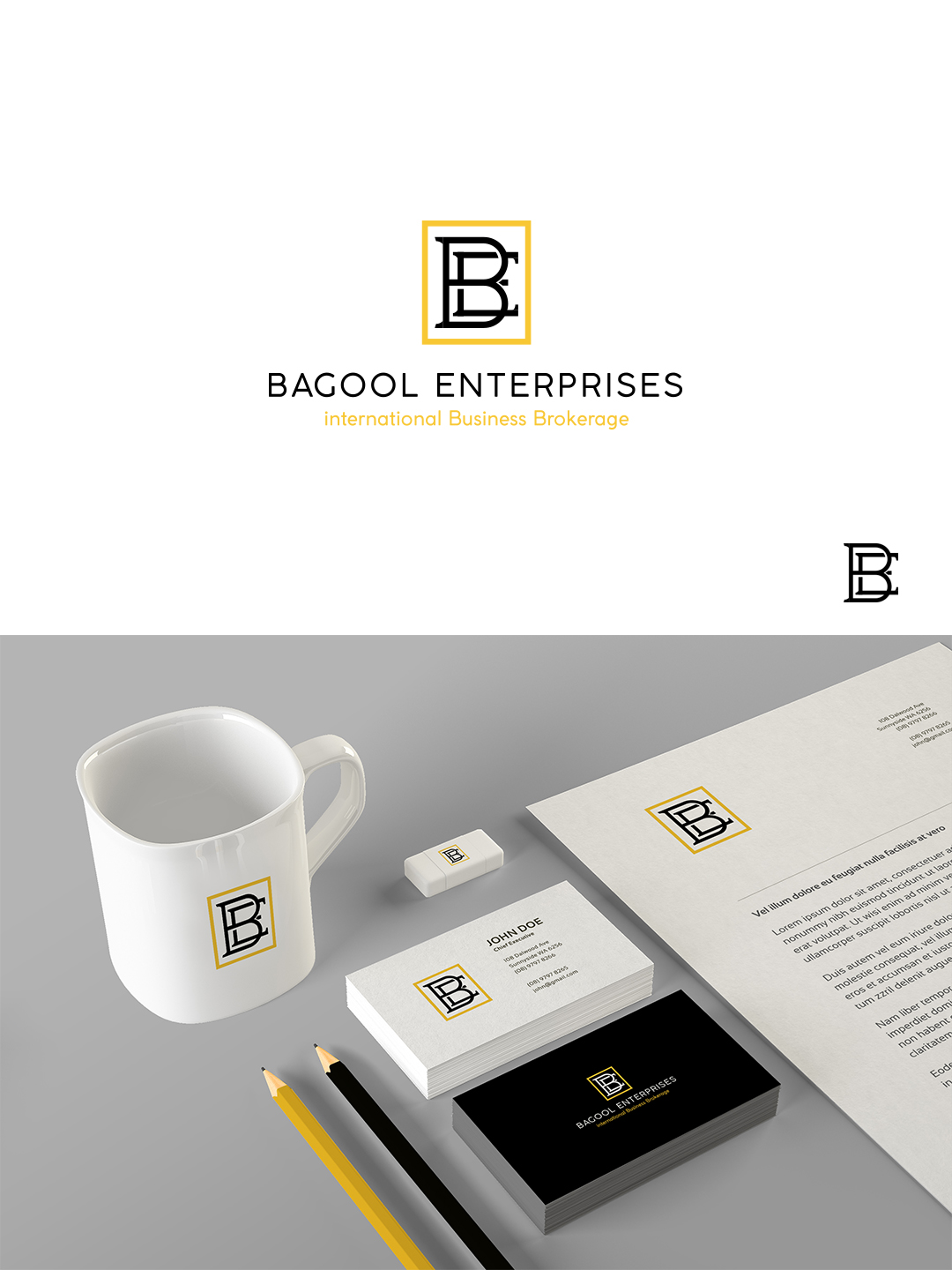 Bagool Enterprises Brand Identity by Bleuvisual Std Bagool Enterprises Brand Identity in Logo & Brand Identity Inspiration by Bleuvisual Std