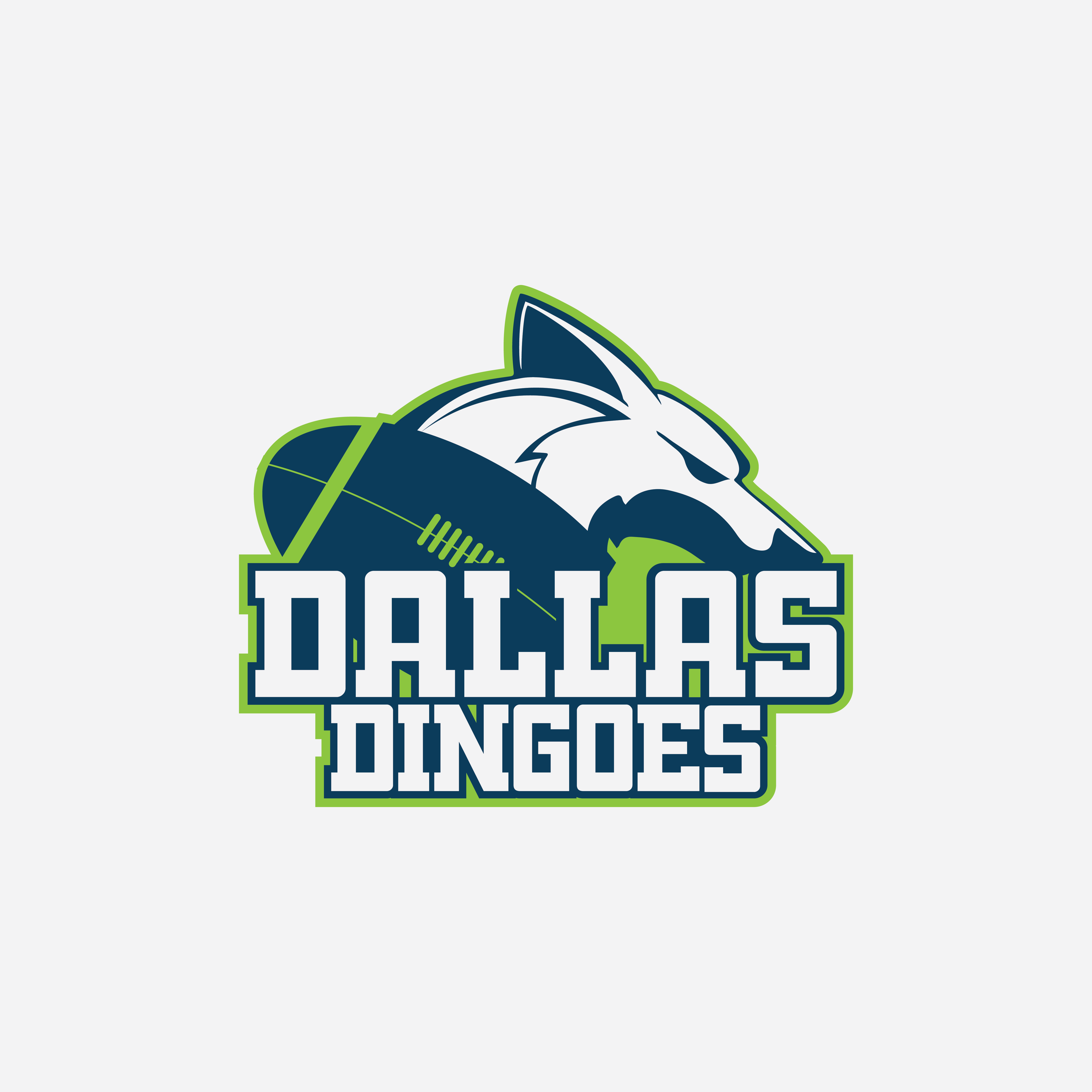 Logo Design for DALLAS DINGOES by Jit.d Logo Design for DALLAS DINGOES in Logo & Brand Identity Inspiration by Jit.d
