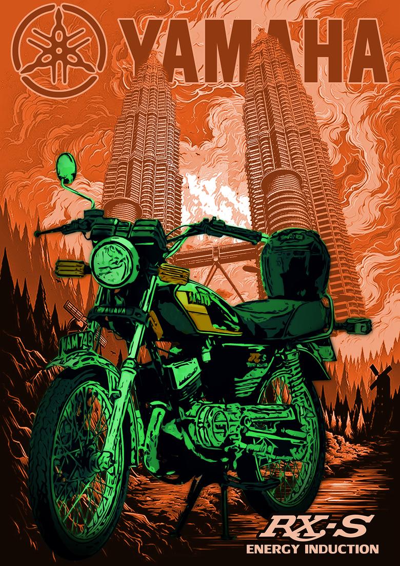 yamaha rxs by Eadsport yamaha rxs in Illustration and Graphics Inspiration by Eadsport