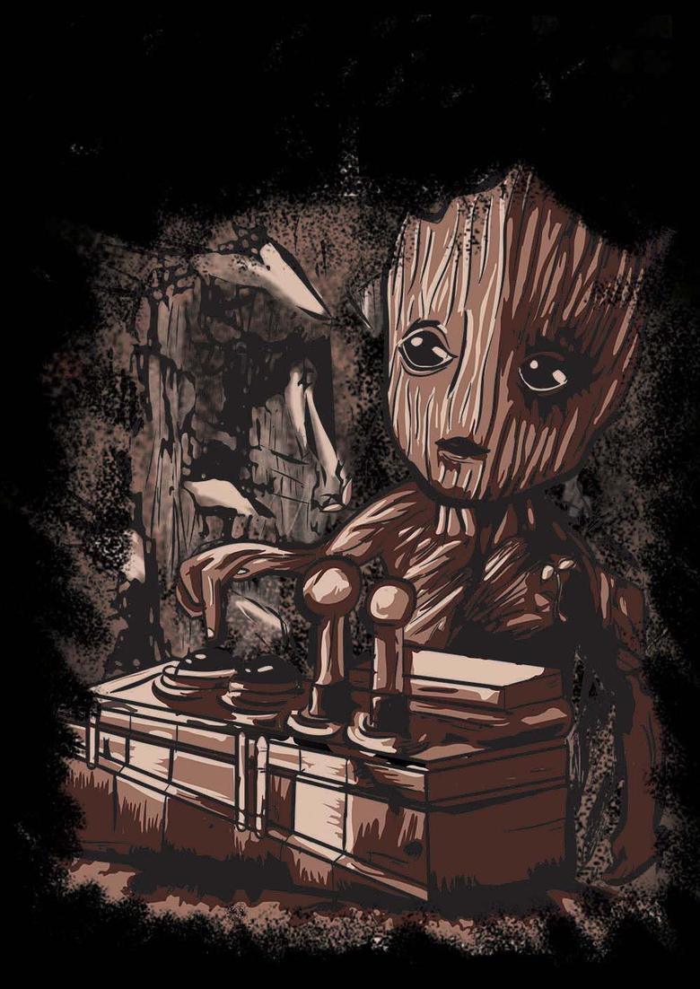 groot in Illustration and Graphics Inspiration by Eadsport