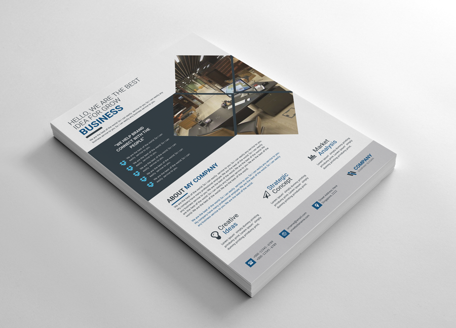 Corporate Business Flyer by Monirbmark Corporate Business Flyer in Print flyer design Inspiration by Monirbmark