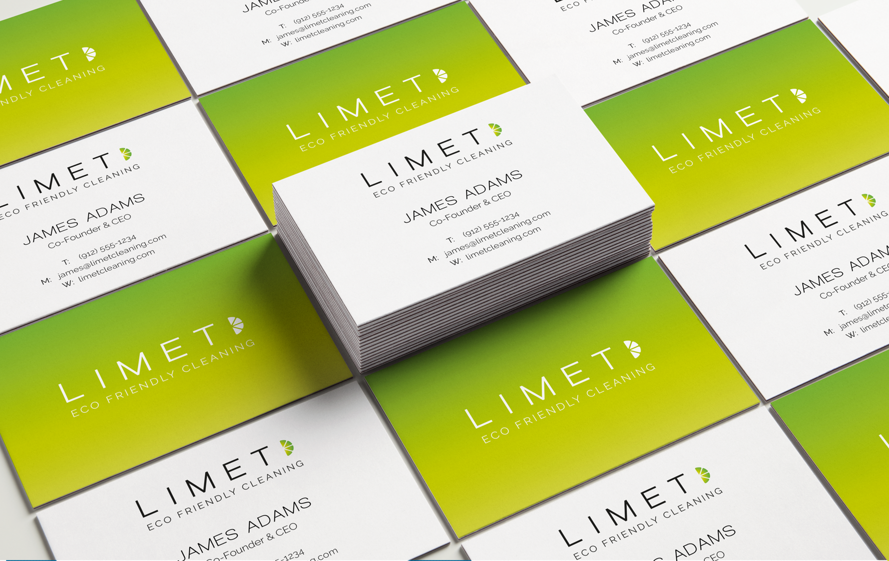 Logo and Business Card design for Eco friendly cleaning in Logo And Business Card Design Inspiration by Rebecca Triboulet