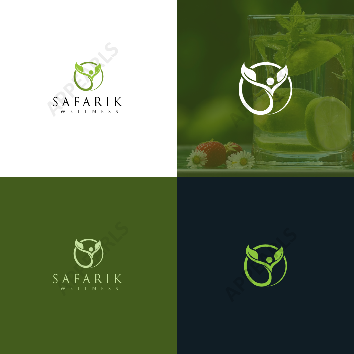 Safarik Wellness by Appearls Safarik Wellness in Logo & Brand Identity Inspiration by Appearls