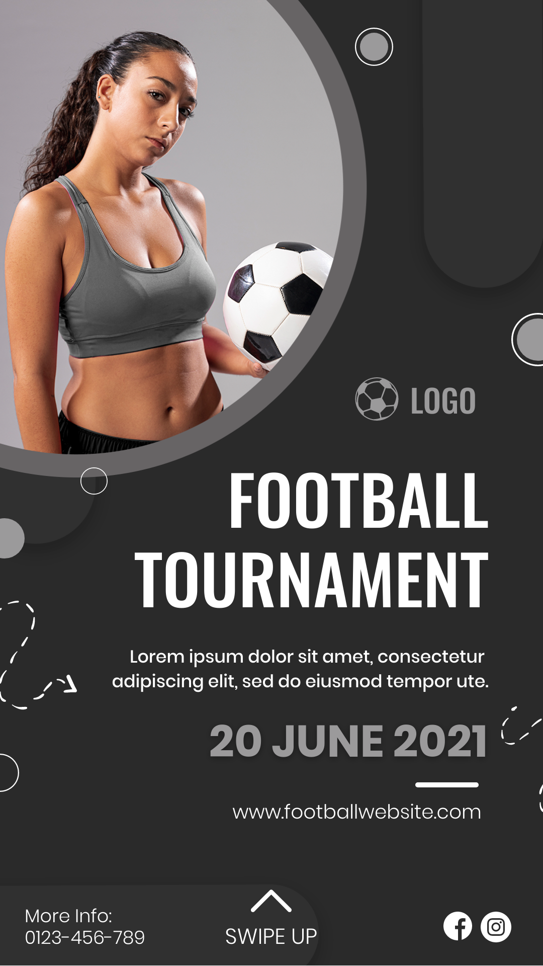 Football Story in Instagram Story Inspiration by Preet Chovatiya