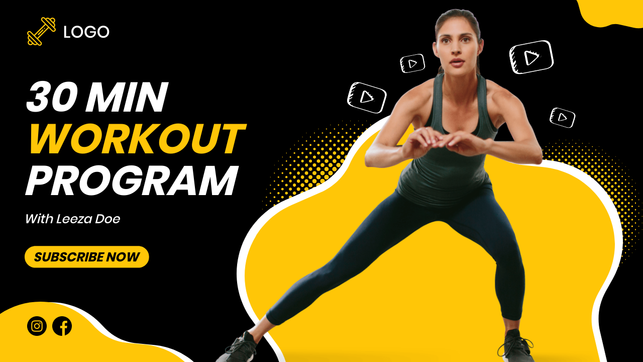 Fitness Youtube Thumbnail by Preet Chovatiya Fitness Youtube Thumbnail in YouTube Thumbnail Inspiration by Preet Chovatiya