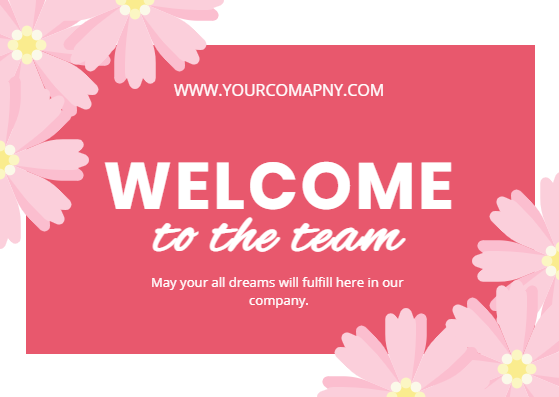 Welcome Card by Preet Chovatiya Welcome Card in Card Inspiration by Preet Chovatiya