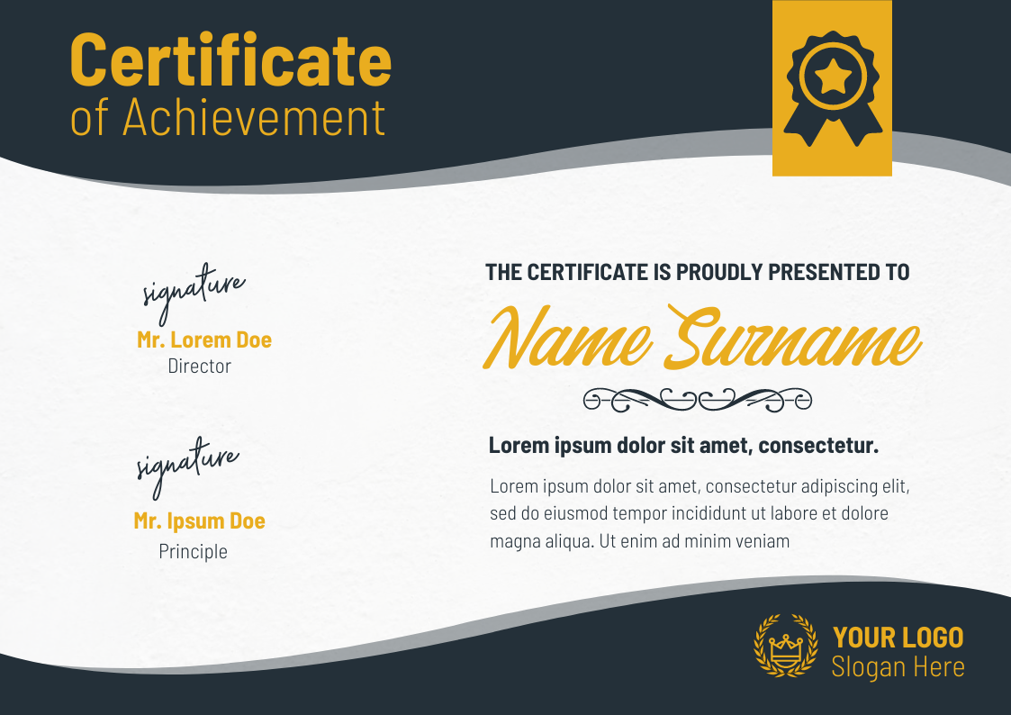 Award Certificate Design by Preet Chovatiya Award Certificate Design in Certificate Inspiration by Preet Chovatiya