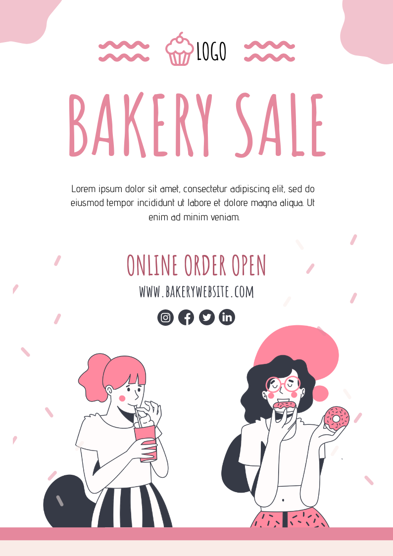 Bakery Promotion Flyer in Print flyer design Inspiration by Preet Chovatiya