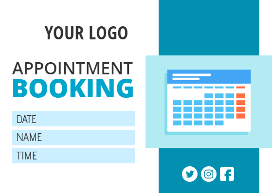 Appointment Booking in Card Inspiration by Preet Chovatiya