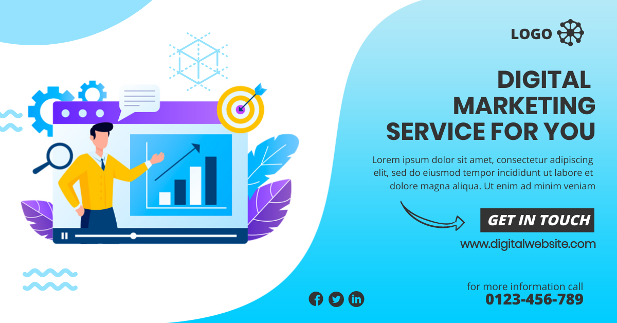 Digital Marketing Illustrate Advertise in Facebook Ad Inspiration by Preet Chovatiya