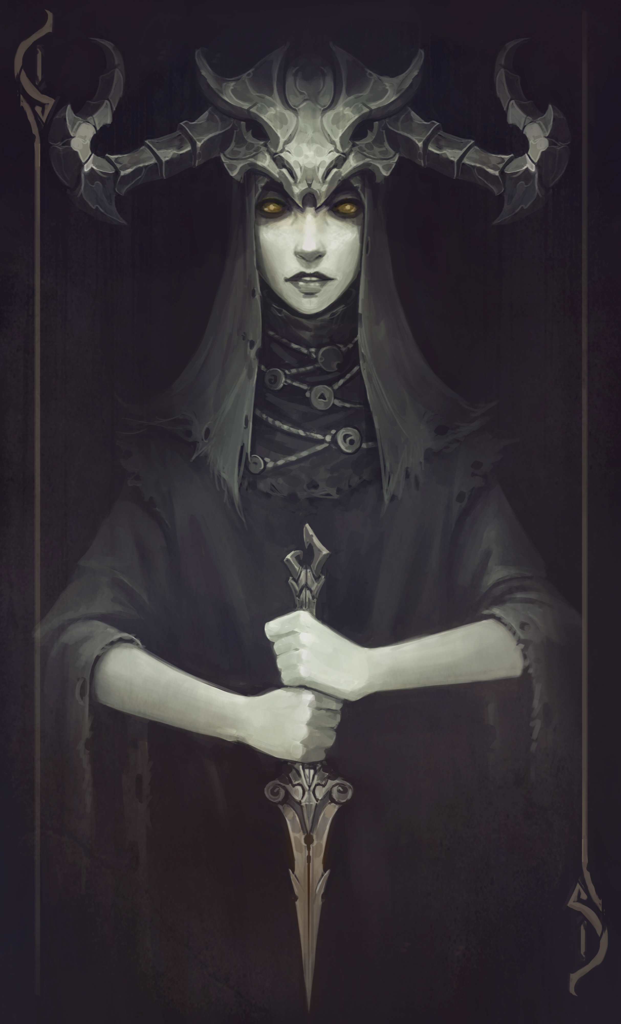 Black ritual in Illustration and Graphics Inspiration by Yasen Stoilov