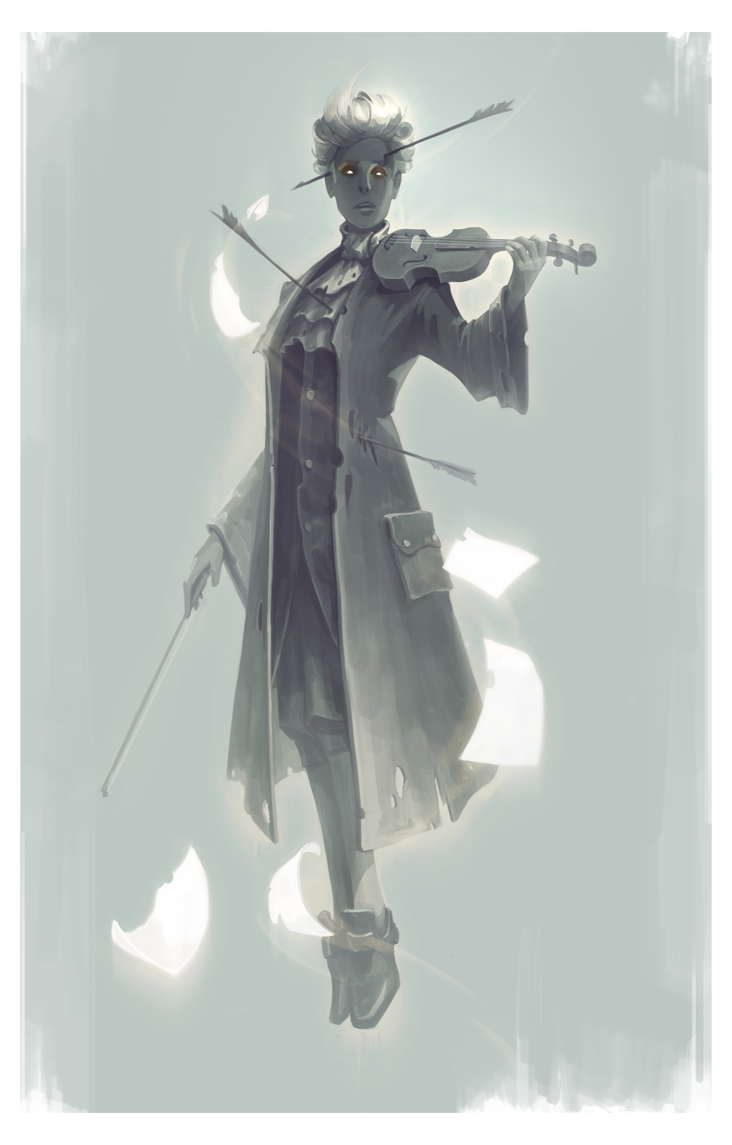 Death violin in Illustration and Graphics Inspiration by Yasen Stoilov