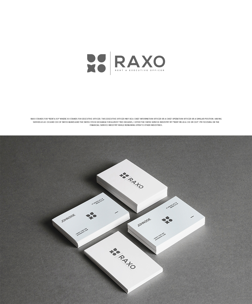 RAXO in Logo & Brand Identity Inspiration by Cg Designs