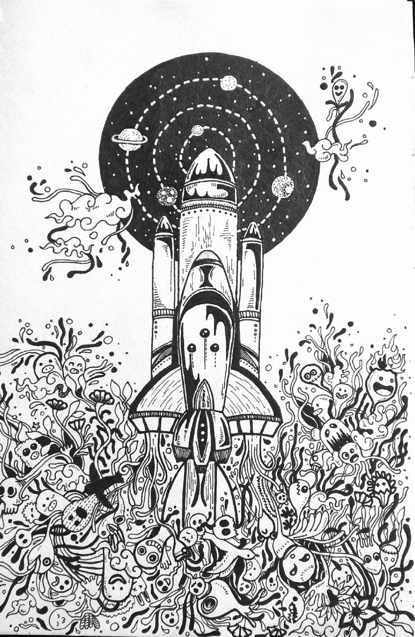 I need space in Doodle Art Inspiration by Mrinmoyee Nandi