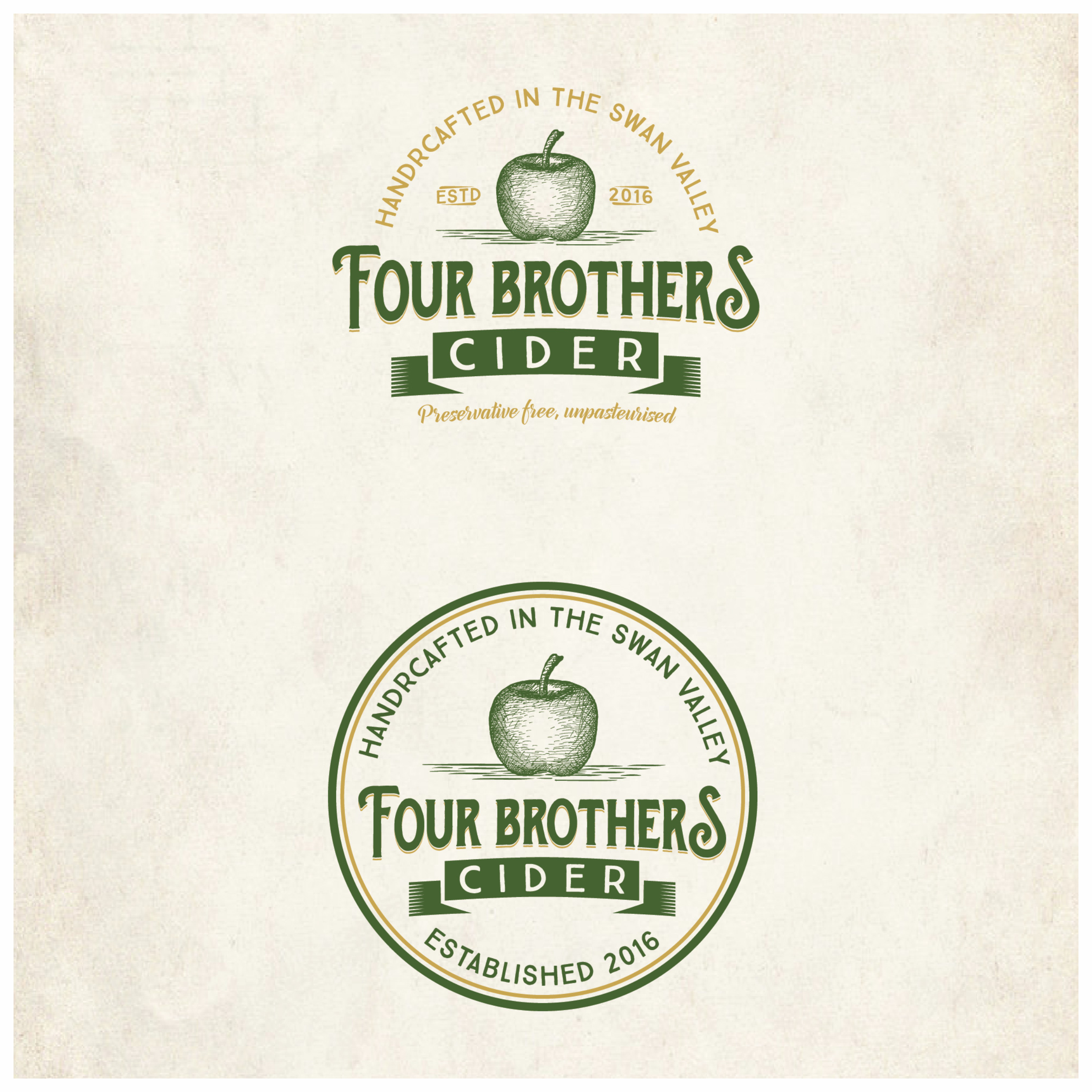 Four Brothers Cider in Landing page design Inspiration by Ayana*
